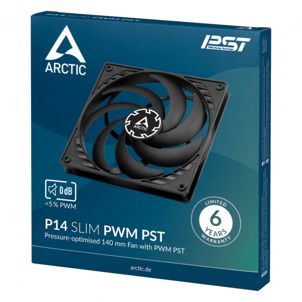 Arctic P14 Slim PWM PST 14cm PWM Kasa Fanı (AR-ACFAN00268A) - Resim 5