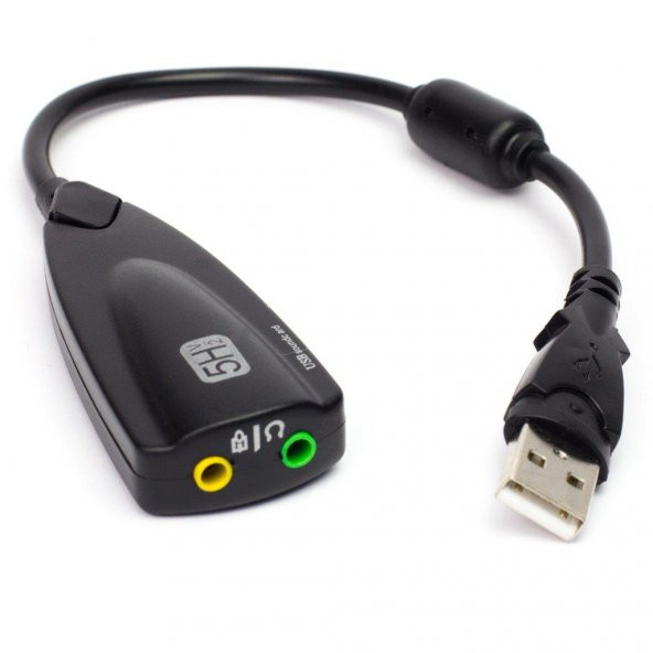 USB 2.0 Kaliteli Ses Kartı - Kablolu