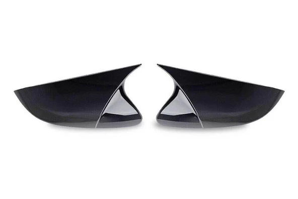 Opel Corsa C Yarasa Batman Ayna Kapağı Piano Siyah ABS 2000-2006 - 2