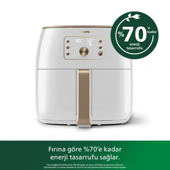 Philips Airfryer XXL HD9870/20 Premium 7.3 lt Yağsız Fritöz - 6