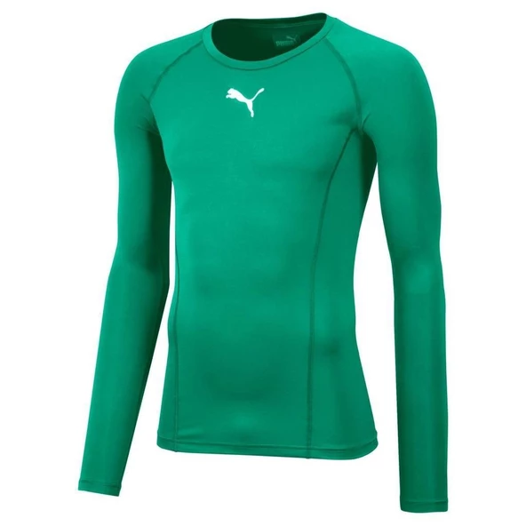 Puma Erkek Uzun Kollu Tişört Liga Baselayer 65592005 yeşil