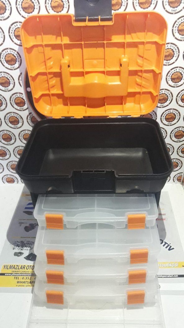 TAKIM ÇANTASI ORGANİZETÖR 4 BÖLMELİ ÇEKMECELİ