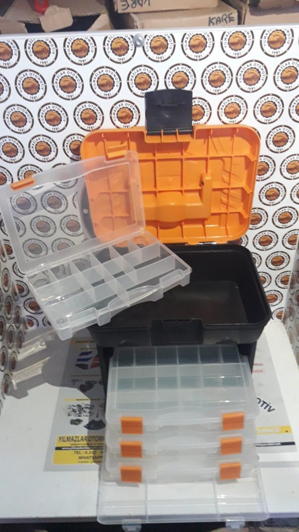 TAKIM ÇANTASI ORGANİZETÖR 4 BÖLMELİ ÇEKMECELİ - 3