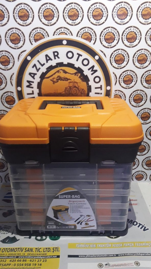 TAKIM ÇANTASI ORGANİZETÖR 4 BÖLMELİ ÇEKMECELİ - 4