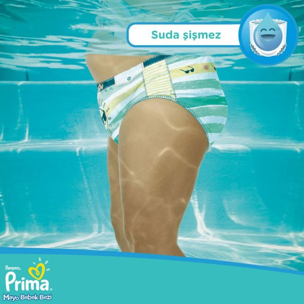 Prima Bebek Havuz Bezi Deniz Bezi Mayo Bez 5-6 Beden 10 Adet - 2