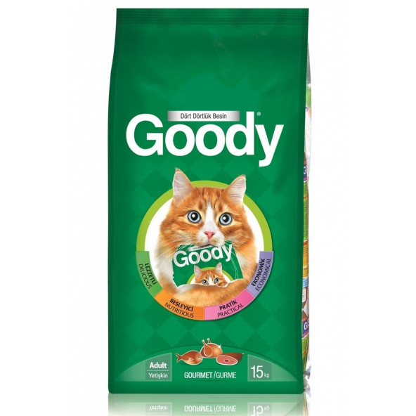 Goody Gurme Karışık Yetişkin 15 kg Kuru Kedi Maması
