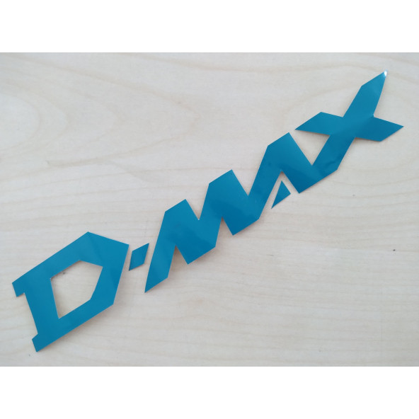 D-MAX YAZISI MAVİ 19x3cm (TANE FİYATI) ISUZU D-MAX ETİKETİ, D-MAX ÇIKARTMASI, D-MAX ARMASI