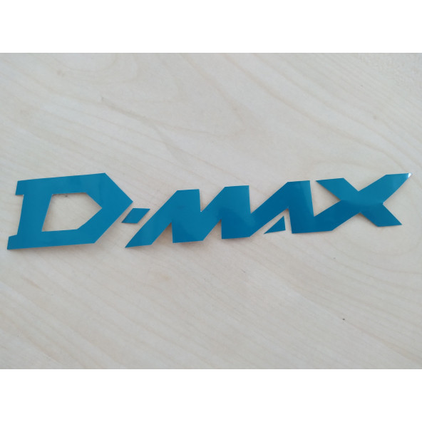 D-MAX YAZISI MAVİ 19x3cm (TANE FİYATI) ISUZU D-MAX ETİKETİ, D-MAX ÇIKARTMASI, D-MAX ARMASI - Resim 2