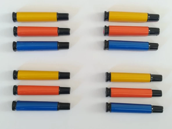 KAPI BADEMİ TAKIM MERMİ RENKLİ FOSFORLU (4 KAPI İÇİN) KAPI SÜSÜ, KAPI TAKOZU, KAPI KORUMASI - Resim 2