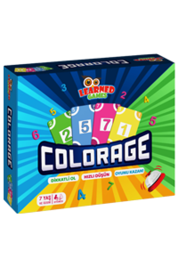 Colorage Dikkatli Ol Hızlı Düşün Oyunu Kazan Eğitim Dizayn