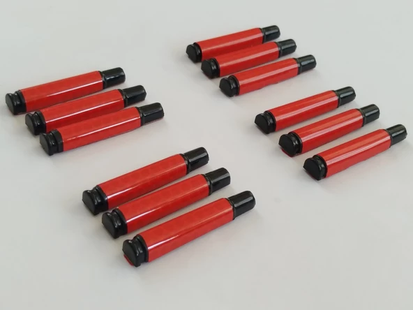 KAPI BADEMİ TAKIM MERMİ KIRMIZI FOSFORLU (4 KAPI İÇİN) KAPI SÜSÜ, KAPI TAKOZU, KAPI KORUMASI ürün görseli