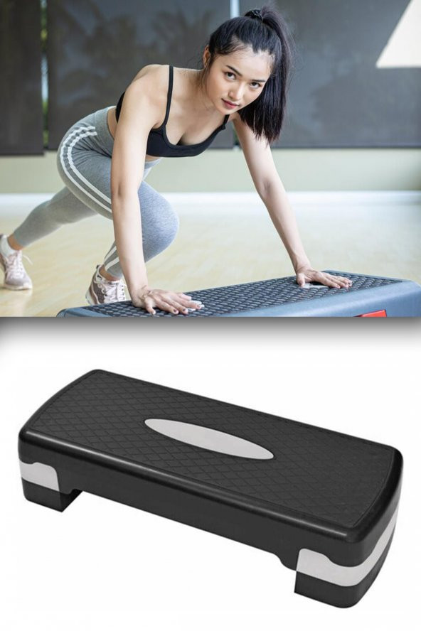 Çok Satan Dayanıklı iki kademeli ev için uygun ayarlanabilir Fitness step tahtası