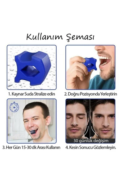 Yüksek Kalite Jawline Balls Çene Egzersiz Topu Sağlıklı Besin Sınıfı Silikon BUYBOX - 2