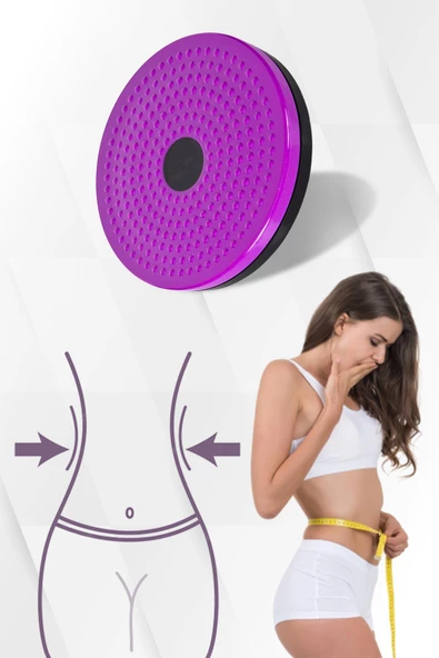 Manyetikli Disc Twister Kalça ve Bel İnceltici Dönen Disk Evde Spor Aleti - 4