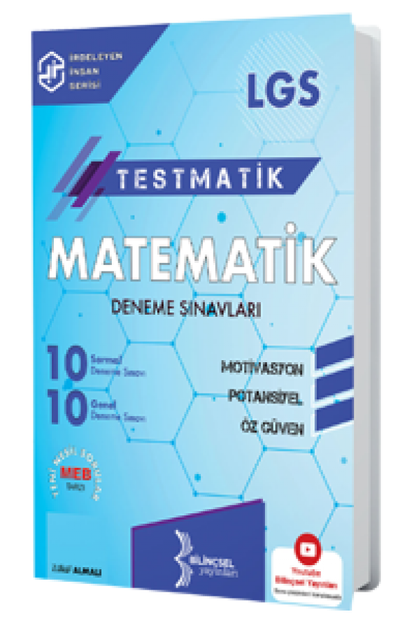 LGS Testmatik Matematik Deneme Sınavları Bilinçsel Yayınları
