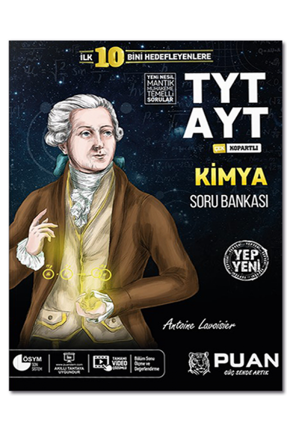TYT AYT Kimya Zor Soru Bankası Puan Yayınları - 2
