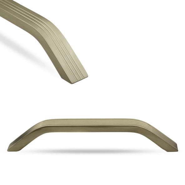 Bermuda Mobilya Çekmece Mutfak Dolap Dolabı Kapak Kulpu Kulbu (160 MM-16.0 CM) Bronz Metal Kulpları ürün görseli