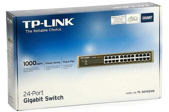 TP-LINK TL-SG1024D 24PORT 10/100/1000 YÖNETİLEMEZ SWITCH - 3
