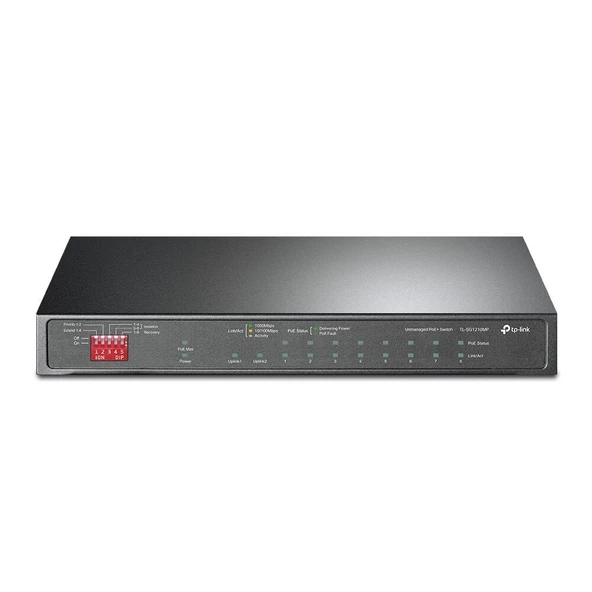 TP-LINK TL-SG1210MP 10PORT 10/100/1000 YÖNETİLEMEZ POE SWITCH - 2