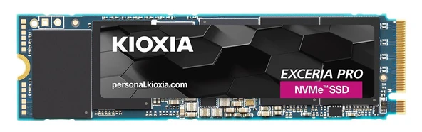 2TB KIOXIA EXCERIA PRO PCIe 4.0 M.2 NVMe 3D 7300/6400MB/s LSE10Z002TG8 - 1