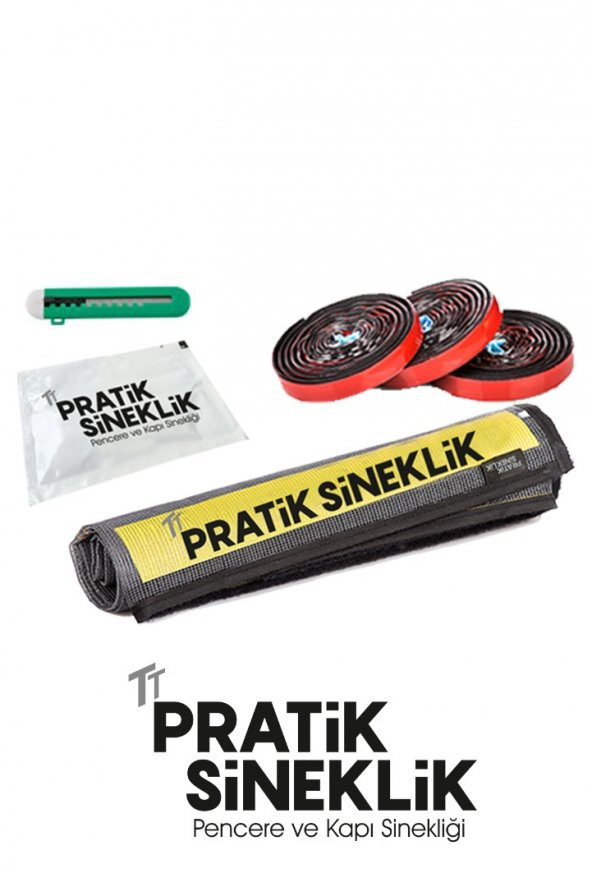 TT Pratik Sineklik Fransız Balkon Kapı Sinekliği 80 x 220 cm - 2