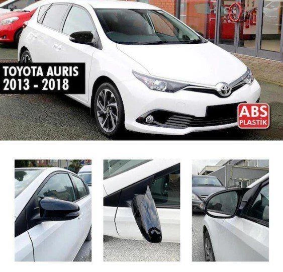 Toyota Auris Batman Yarasa Ayna Kapağı Piano Black 2012-2018 ürün görseli 1