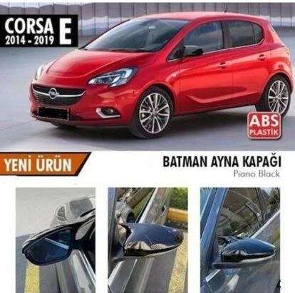 Opel Corsa E Batman Yarasa Ayna Kapağı Piano Black 2014-2019