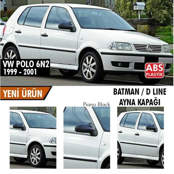 Vw Polo Batman Yarasa Ayna Kapağı Piano Black  1999-2001 ürün görseli