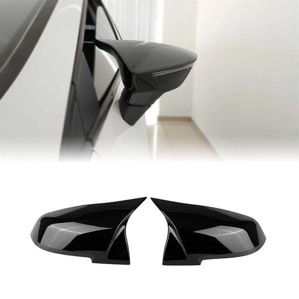 Seat Leon 2.5 Batman Yarasa Ayna Kapağı Piano Black  2009-2012