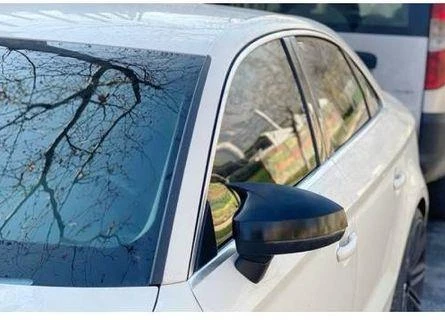 Audi A3 8V 2012-2019 Batman Yarasa Ayna Kapağı Piano Black ABS - 2