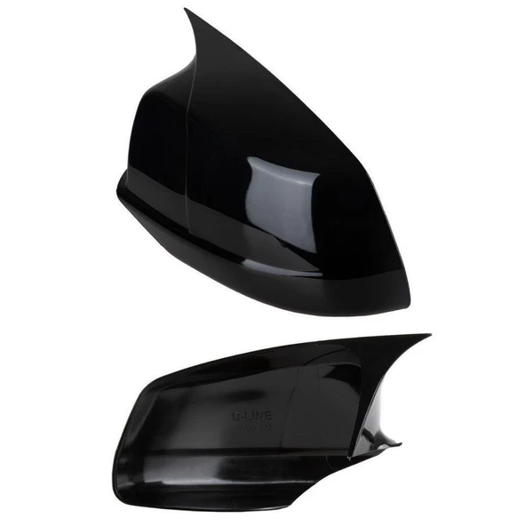 BMW F10 5 Serisi Yarasa Batman Ayna Kapağı Piano Black 2010-2013 - 4