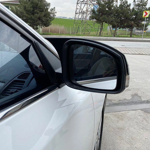 Renault Laguna 3 2007-2014 Piano Black Batman Yarasa Ayna Kapağı - 2