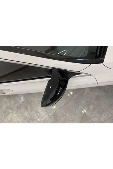 Mercedes W205 2015-2019 Piano Black Batman Yarasa Ayna Kapağı - 2
