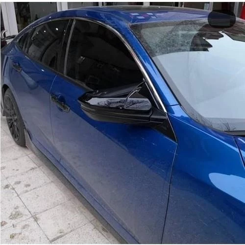 Honda Civic FC5 Batman Yarasa Ayna Kapağı Piano Black / 2016-2021