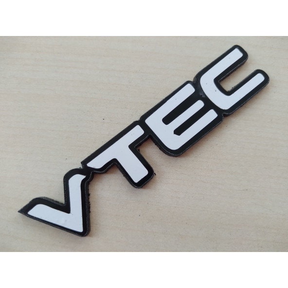 VTEC LOGOSU BEYAZ HONDA (VTEC LOGO) VTEC ARMASI, VTEC YAZISI