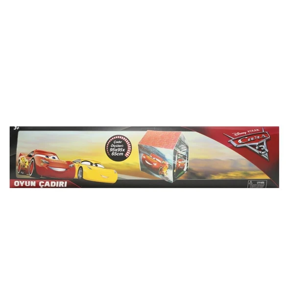 Cars Oyun Çadırı Ebat 95x95x65 cm - 5