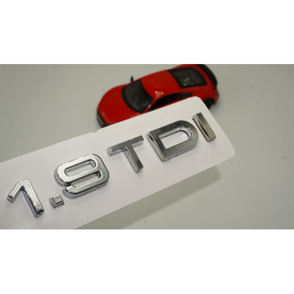 Audi 1.9 TDi B6 B7 Krom ABS 3M 3D Bagaj Yazı Logo Orjinal Ürün