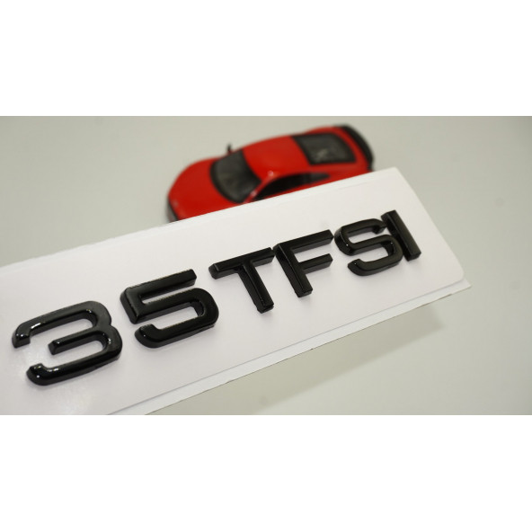 Audi 35 TFSİ Siyah ABS 3M 3D Bagaj Yazı Logo Orjinal Ürün