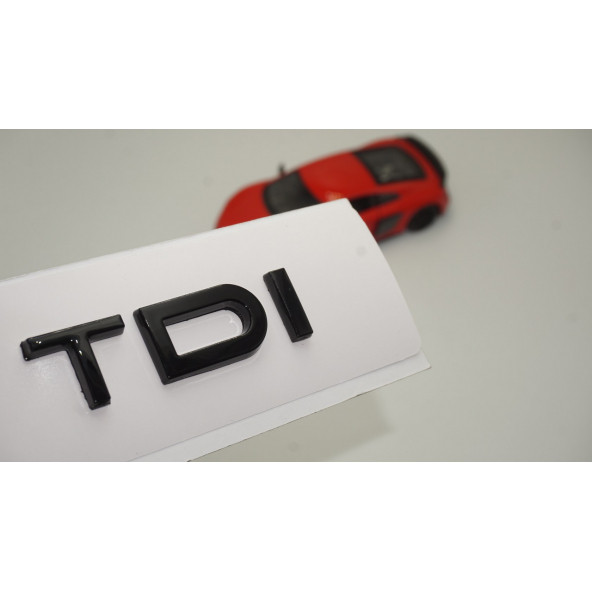 Audi TDi B7 B8 B9 Siyah ABS 3M 3D Bagaj Yazı Logo Orjinal Ürün