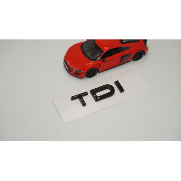 Audi TDi B7 B8 B9 Siyah ABS 3M 3D Bagaj Yazı Logo Orjinal Ürün - 2