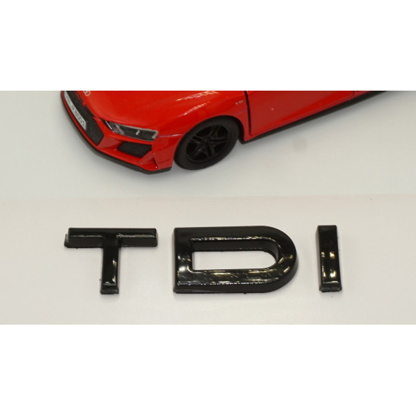 Audi TDi B7 B8 B9 Siyah ABS 3M 3D Bagaj Yazı Logo Orjinal Ürün - 3