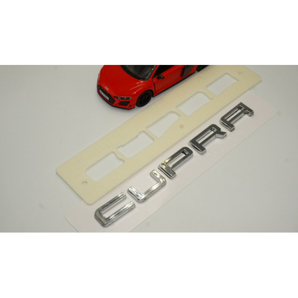 Seat Leon Cupra Krom ABS 3M 3D Bagaj Yazı Logo Orjinal Ürün - 6