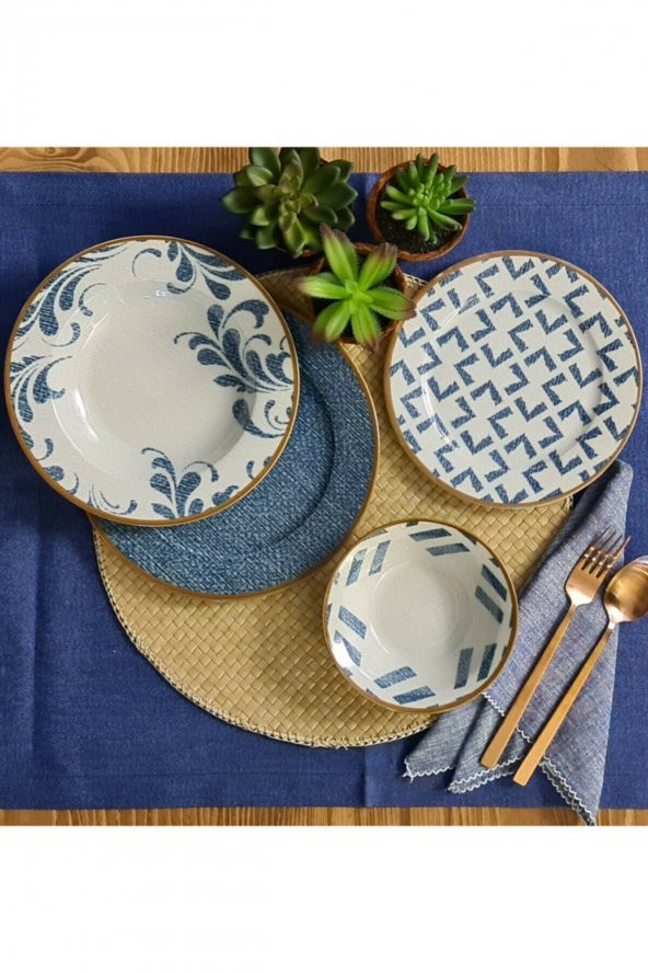 Porland DEFOLU Liny Yemek Takımı 24 Parça 04POR033932 OUTLET