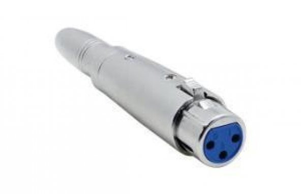 XLR Dişi - 6.3 mm Stereo Dişi Çevirici Aparat