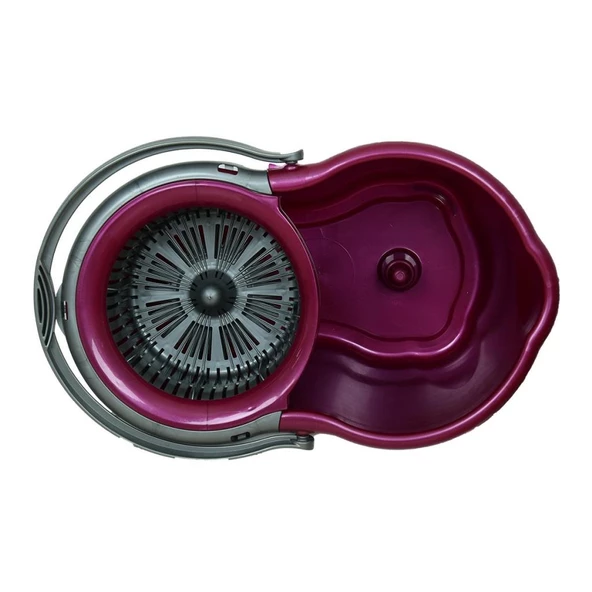 Spin Mop Döner Başlıklı Mop Kova Pasapas Sap Çok Renkli 19 Litre - 2