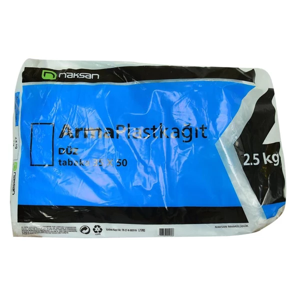 Naksan Arma Plast Kağıt Düz Tabaka Şeffaf Naylon 35X50Cm 2.5KG - 4