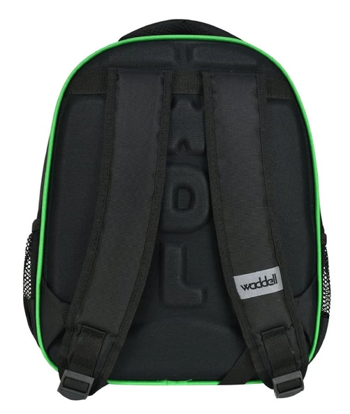 Waddell Siyah Yeşil Dinazor Baskılı İlkokul Çantası - Waddell Bag Okul Çanta Seti - Kız Çocuk - Resim 4