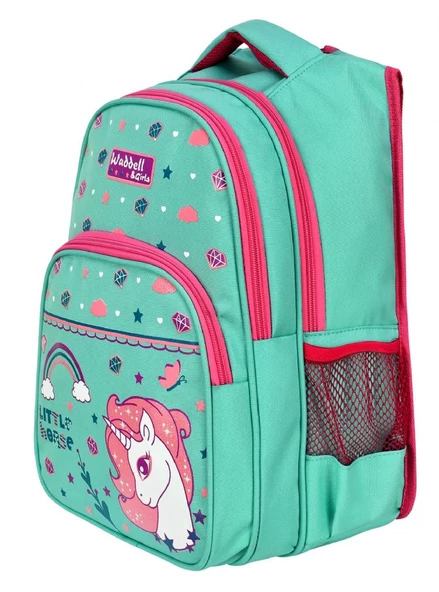 Waddell Çanta Yeşil Little Horse İlkokul Çanta Takımı - Waddell Bag Kız Okul Sırt Çantası - 3