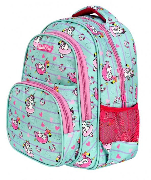 Waddell Çanta Açık Yeşil Unicorn Okul Çantası Seti - Waddell Bag Sırt Çantası+Beslenme Çantası - 3