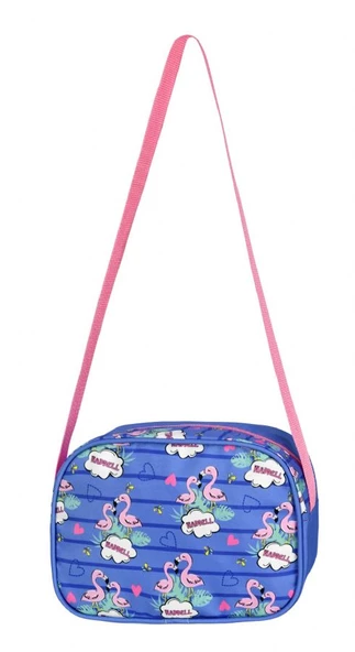 Waddell Mavi Flamingo Okul Çantası ve Beslenme Çantası Seti - Kız Çocuk - Resim 5